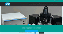 Desktop Screenshot of cad-instruments.com